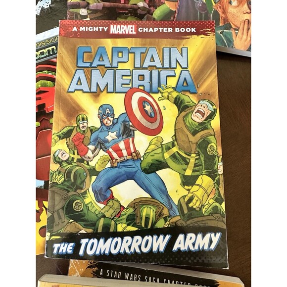 Lot (7) Boy's Illustrated TMNT Lego Comic Marvel Chapter Books Reading Star Wars - Picture 5 of 16